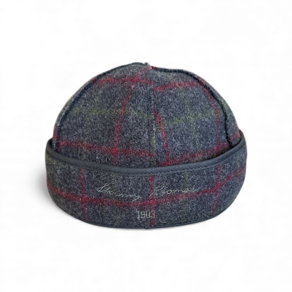 Men’s Stormy Kromer Original Adirondack Plaid Wool Cap with Bow Accent - 6 7/8 - Picture 6 of 14